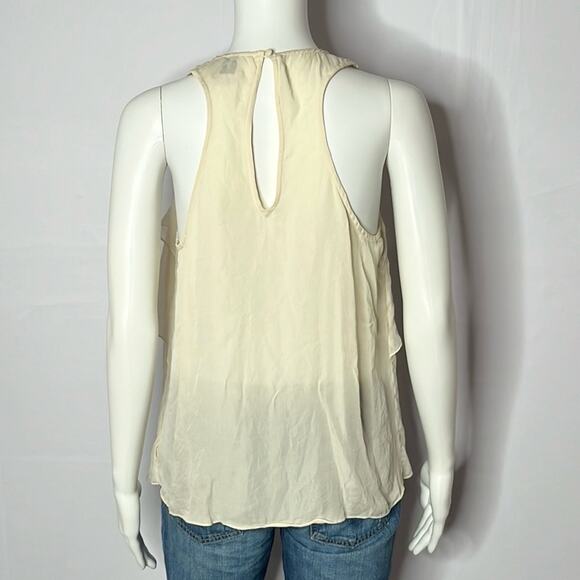 Haute Hippie Silk Layered Sleeveless Blouse Size Small - Picture 3 of 6